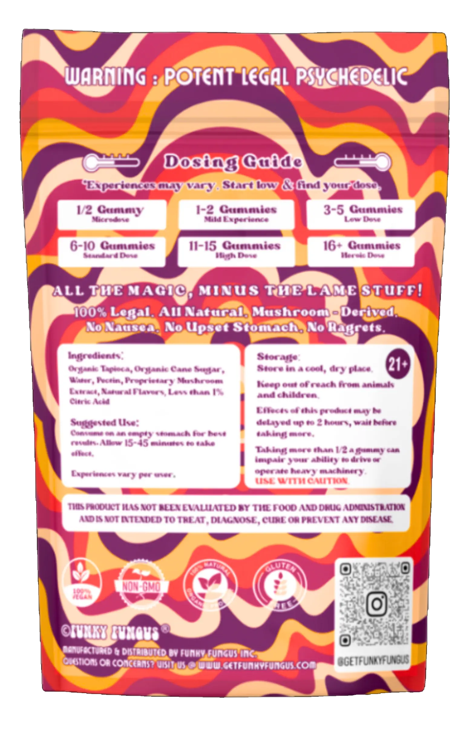 Passion Fruit Mushroom Gummies - Image 2